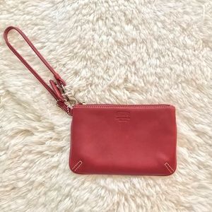 Coach Leather Wristlet